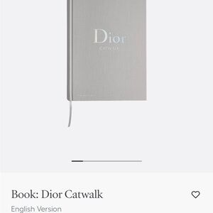 Dior Catwalk Book in Subtle Gray